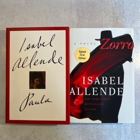 Isabelle Allende - Zoro, and Paula - Signed Books