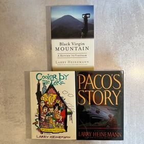 Larry Heinemann Autographed Books Including Paco's Story