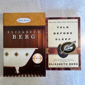 Elizabeth Berg - Talk Before Sleep, and Open House, Signed