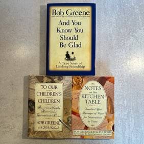 Collection of Autographed Bob Greene Books