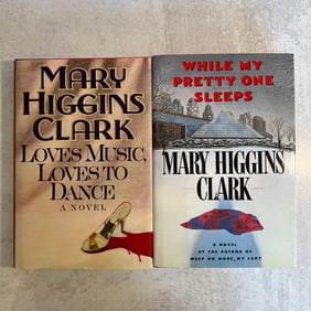Mary Higgins Clark - Autographed Loves Music, Loves to Dance, and While My Pretty Sleeps