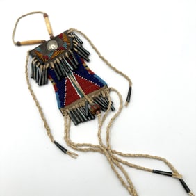 Plains Indian Beaded Strike a Lite Bag