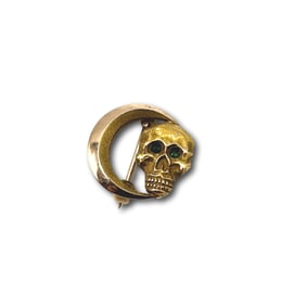 Purdue Order of the Skull 14K Gold Pin