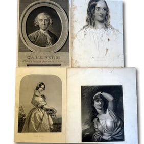 Portrait of Claude Adrien Helvetius 1715-1771 and Others