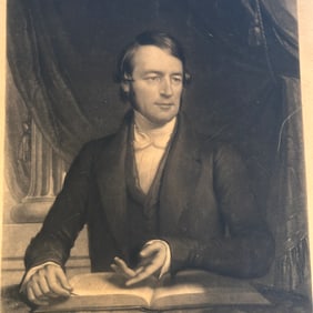J. Sartian Engraving of Edward N. Kirk - 1840