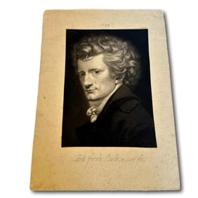 Johann Friedrich Bolt Self-Portrait in Three-quarter Profile to the Left 1799