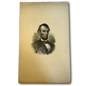 M. W. Baldwin Engraving of Abraham Lincoln