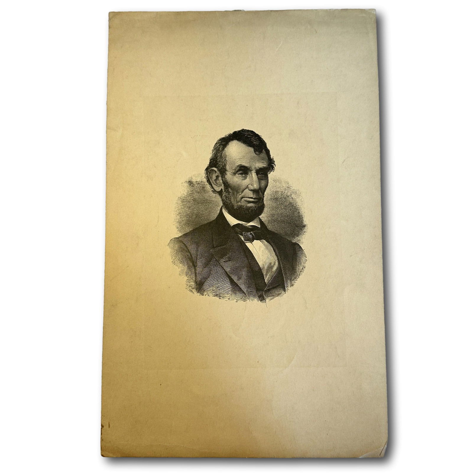 M. W. Baldwin Engraving of Abraham Lincoln (1 of 4)