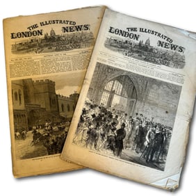 1866 and 1868 Editions of The Illustrated London News