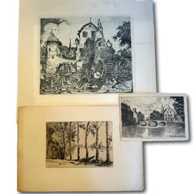 Collection of Antique Etchings
