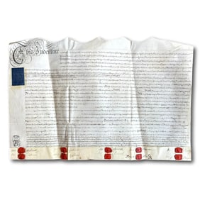 1772 Indenture Lease Document - John Faulconer
