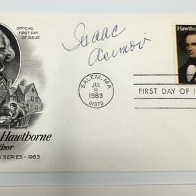 Isaac Asimov and George Abbott Signed First Day Covers