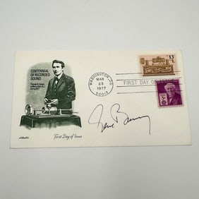 Gene Barry Autographed First Day Cover