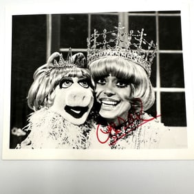 Carol Channing Autographed Photo with Miss Piggy