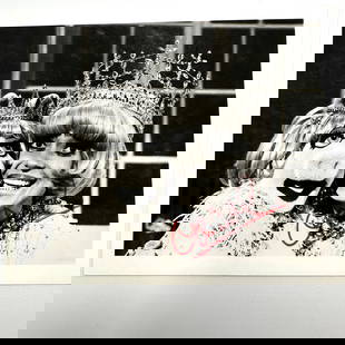 Carol Channing Autographed Photo with Miss Piggy: Refer to photos for additional condition information as they are a part of the description. This is part of a lifelong collection from a serious collector. There is no certificate of authentication. P