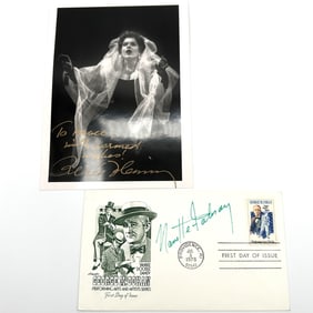 Nanette Fabray and Renee Fleming Autographs