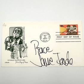 Jane Fonda Autographed First Day Cover