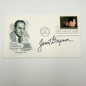 Janet Gaynor Autographed First Day Cover