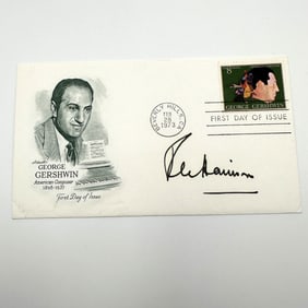 Rex Harrison Autographed First Day Cover - While appearing in My Fair Lady