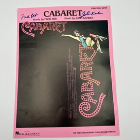 Cabaret - Music Autographed by John Kander and Fred Ebb