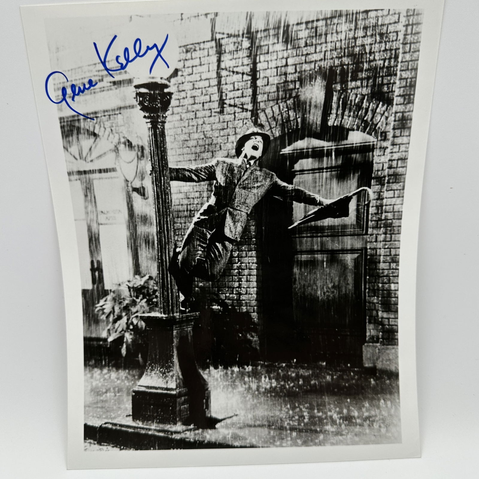 Gene Kelly Autographed Singin' in the Rain Photo