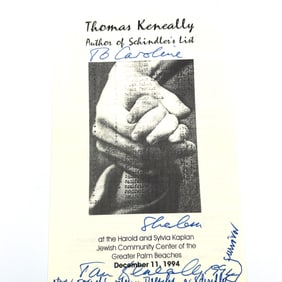 Thomas Keneally Autographed Program