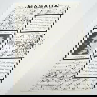 Marvin David Levy Autographed Program: Refer to photos for additional condition information as they are a part of the description. This is part of a lifelong collection from a serious collector. There is no certificate of authentication. P