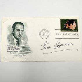 Jack Lemmon Autographed First Day Cover