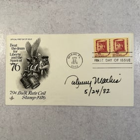 Johnny Mathis Autographed First Day Cover