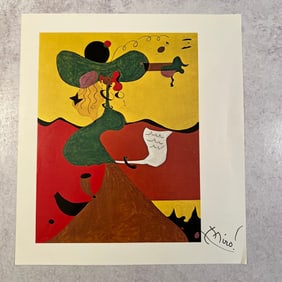 Print Hand Signed by Miro
