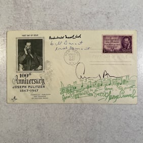 Pulitzer Prize Winners Autographs Including Edward Albee