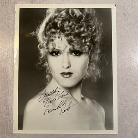 Bernadette Peters Autographed Photo