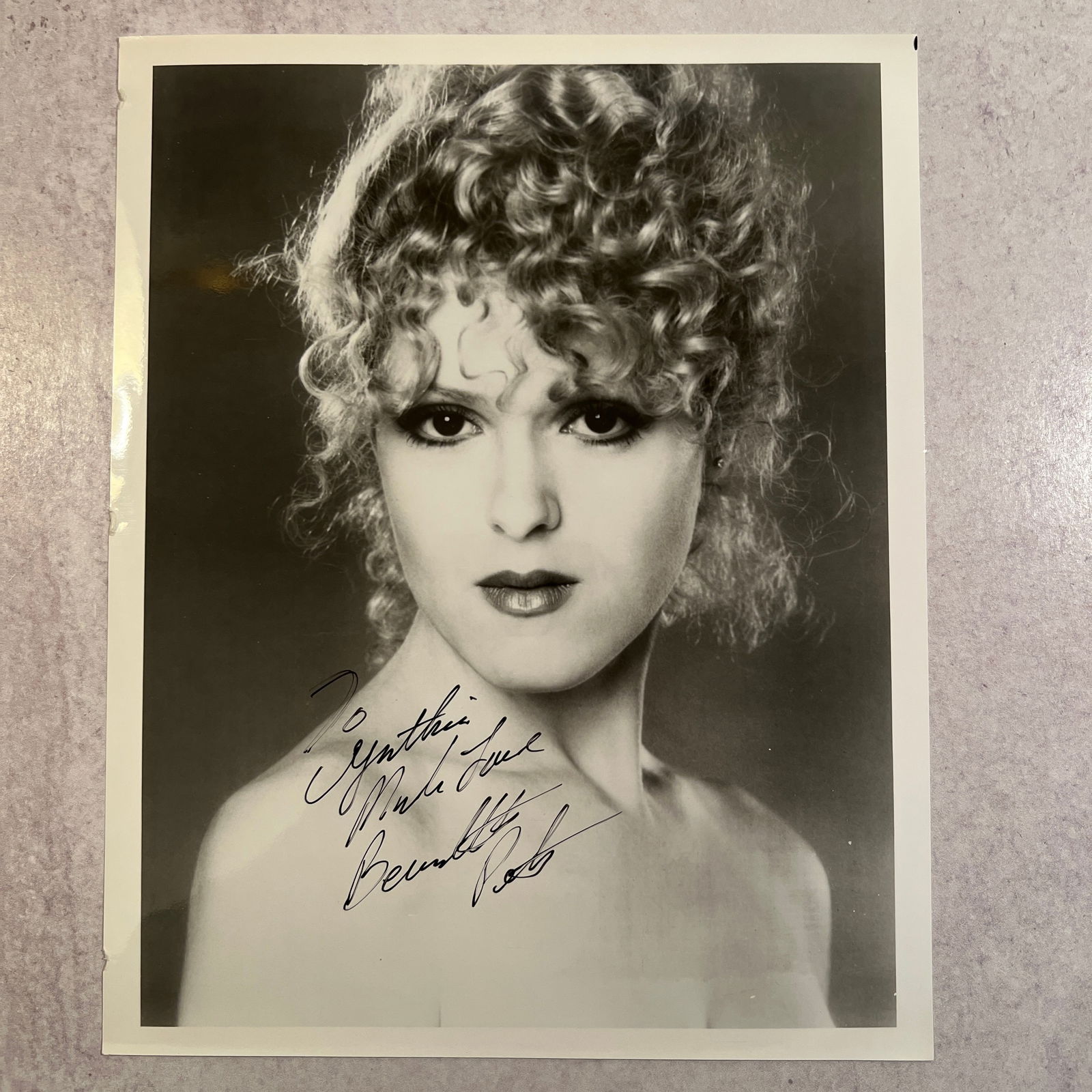 Bernadette Peters Autographed Photo (1 of 2)
