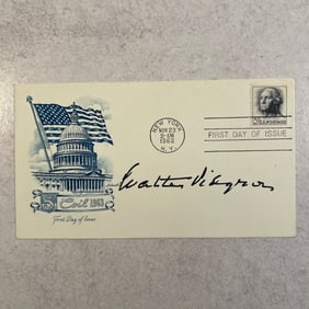 Walter Pidgeon Autographed First Day Cover