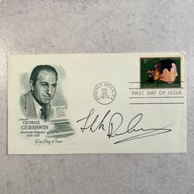 Itzack Perlman Autographed First Day Cover