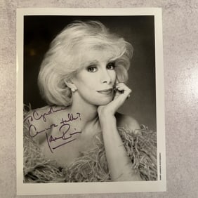 Joan Rivers Autographed Photo and First Day Cover