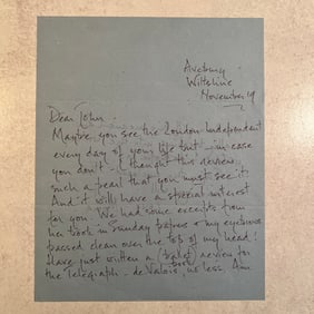 Moira Shearer Signed Letter and Other Correspondence