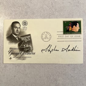 Stephen Sondheim Autographed First Day Cover