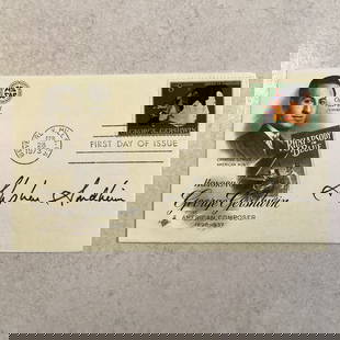 Stephen Sondheim Autographed First Day Cover: Refer to photos for additional condition information as they are a part of the description. This is part of a lifelong collection from a serious collector. There is no certificate of authentication. P
