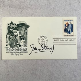 Jimmy Stewart Autographed First Day Cover