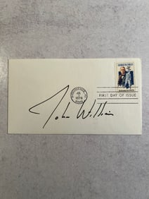 John Williams Autographed First Day Cover