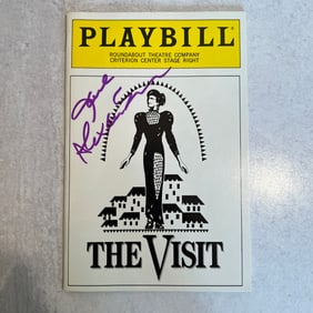 Jane Alexander Autographed Playbill - The Visit