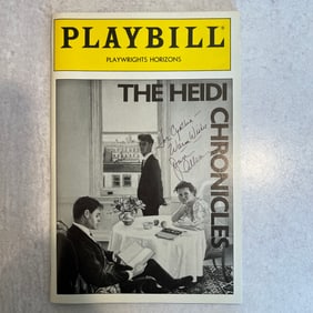 Joan Allen Autographed Playbill - The Heidi Chronicles