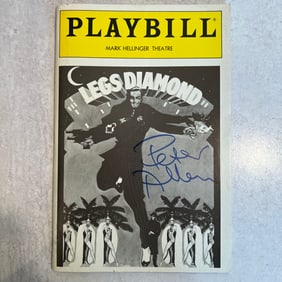 Peter Allen Autographed Playbill - Legs Diamond
