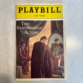 Brian Bedford Autographed Playbill