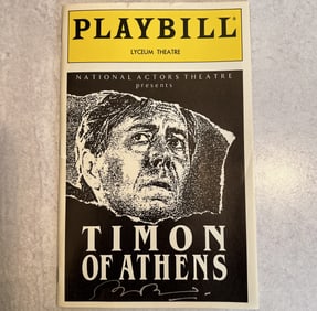 Brian Bedford Autographed Playbill - Timon of Athens