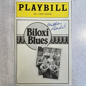 Matthew Broderick Autographed Playbill - Biloxi Blues