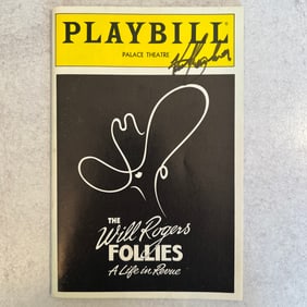 Keith Carradine Autographed Playbill - Will Rogers Follies
