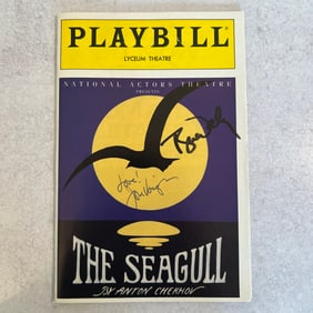 Tyne Daly and Jon Voight Autographed Playbill - The Seagull