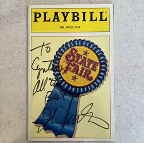 John Davidson Autographed Playbill and Photographs - State Fair